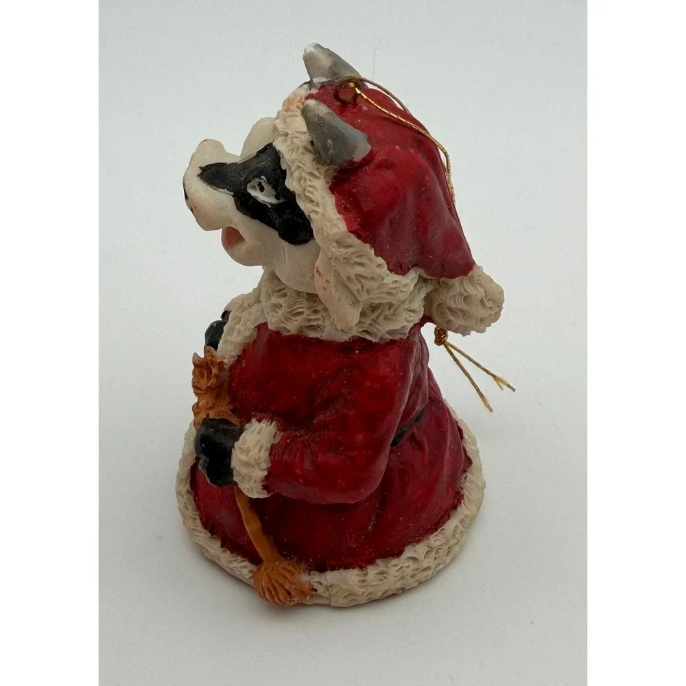 Vintage‎ Santa Cow Christmas Ornament Red Suit Farm Animal Holiday Decor